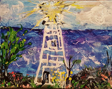 Load image into Gallery viewer, MOMMIE DADDY LOOK! I Paint Now, Original Acrylic Painting by Diana Lynn