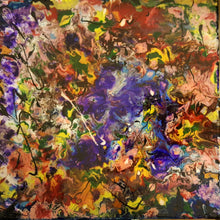 Load image into Gallery viewer, Flowerbed Peer Up, Original Acrylic Painting by Diana Lynn