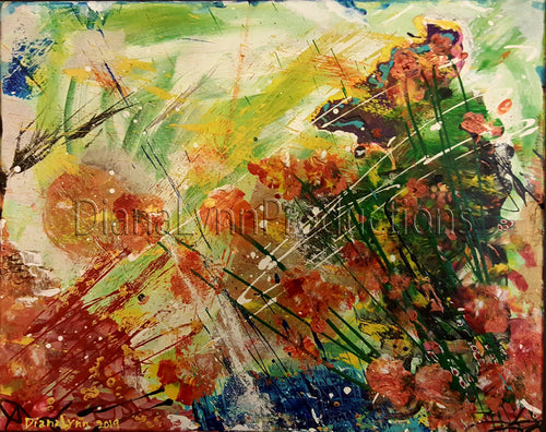 Prayer For Lindsay's Mom, Original Acrylic Painting by Diana Lynn