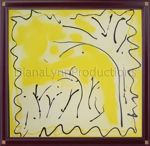 Sticks Dancing in the Sun, Original Acrylic Painting by Diana Lynn
