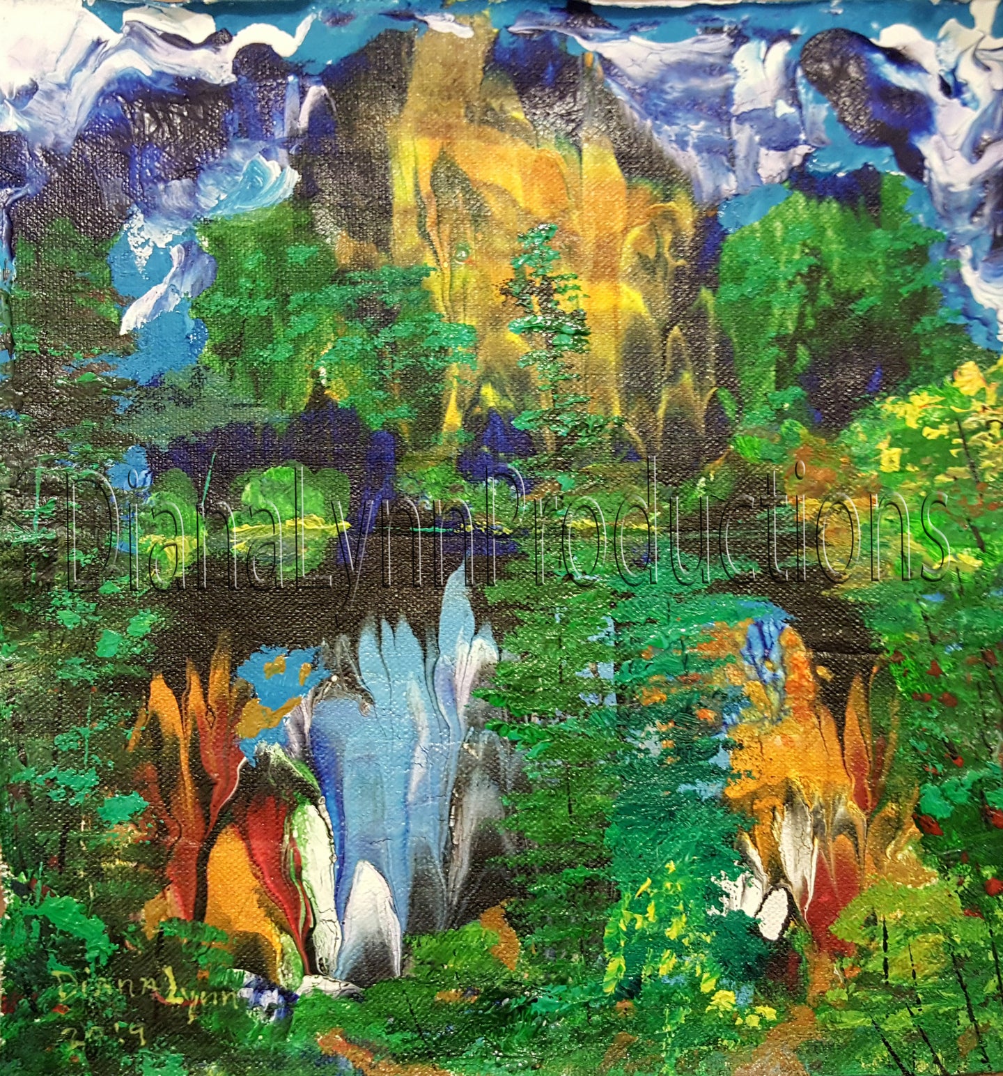 Wilderness Way, Original painting by Diana Lynn