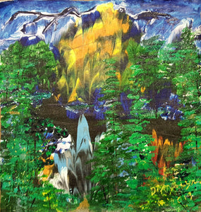 Wilderness Entrance, Original painting by Diana Lynn