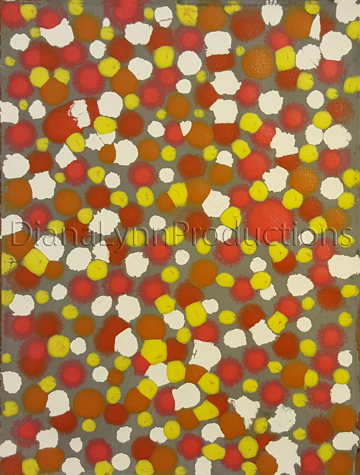 Dabs, Original Acrylic Painting by Diana Lynn