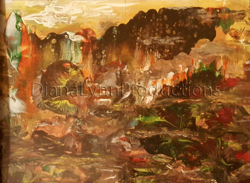 Saga Canyon, Original Acrylic Painting by Diana Lynn