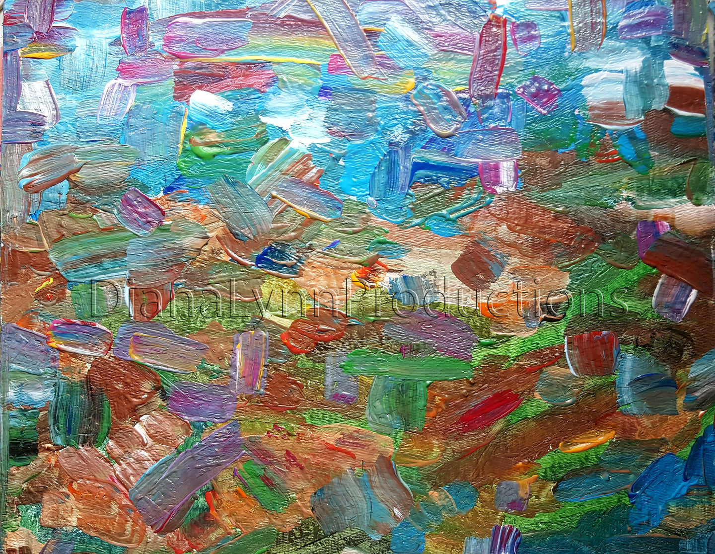 Thanksgiving Day 2019, Original Acrylic Painting by Diana Lynn