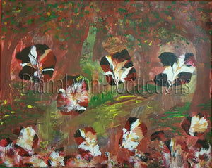 Breeze Toward Paths, Original Acrylic Painting by Diana Lynn