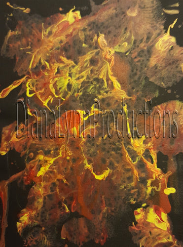 Warmth of Energy, Original painting by Diana Lynn