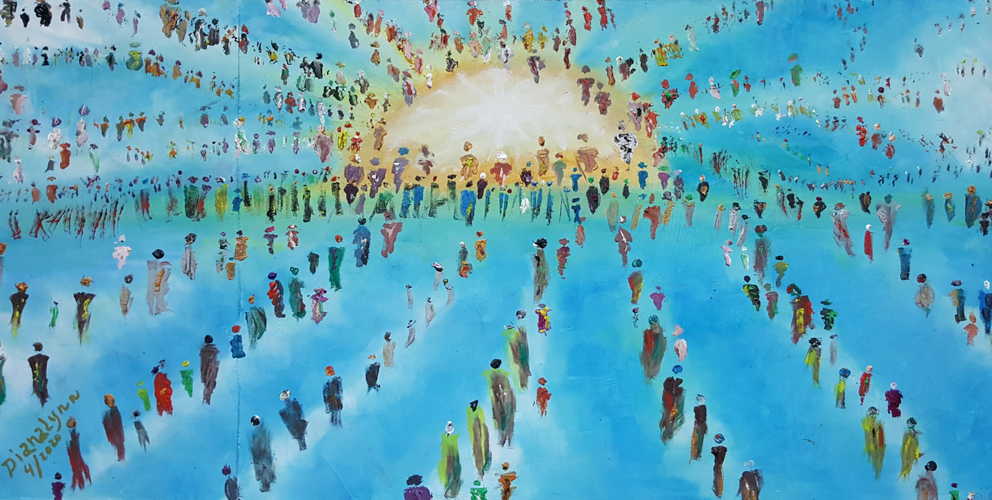 Cloud of Witnesses, Original Oil Painting by Diana Lynn