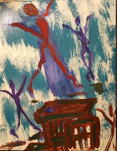 Joy Up, Original Oil Painting by Diana Lynn