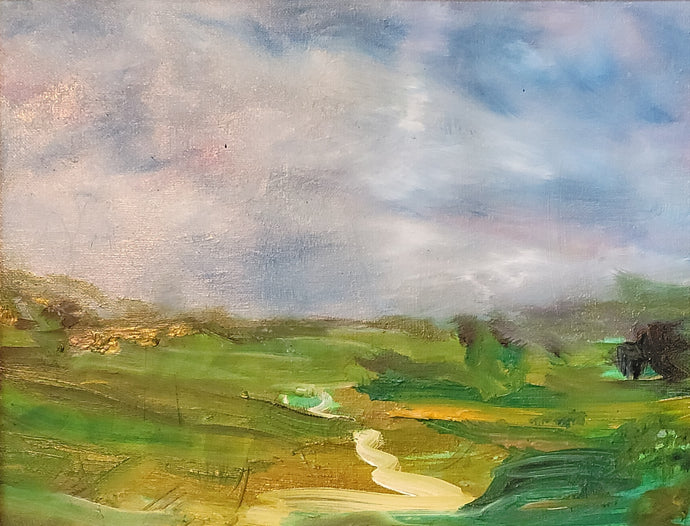 Valley, Original Oil Painting by Diana Lynn