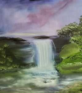 Flow, Original Oil Painting by Diana Lynn