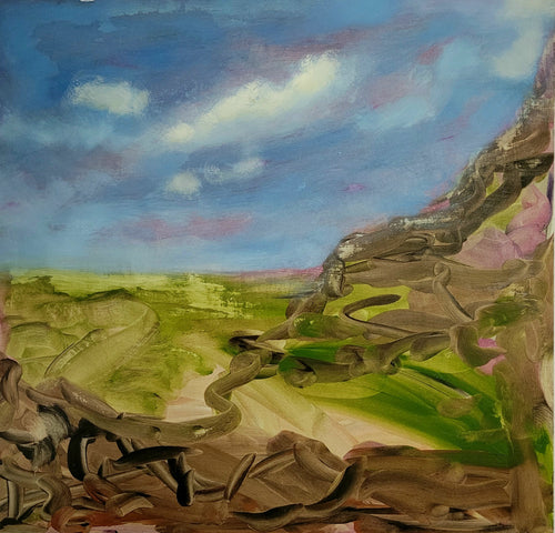 Sleeping Fawn Canyon, Original Oil Painting by Diana Lynn