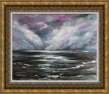 Load image into Gallery viewer, Rustled Sea, Original Oil Painting by Diana Lynn