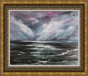 Rustled Sea, Original Oil Painting by Diana Lynn