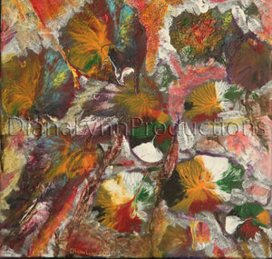 Peace in Crowd, Original Acrylic Painting by Diana Lynn