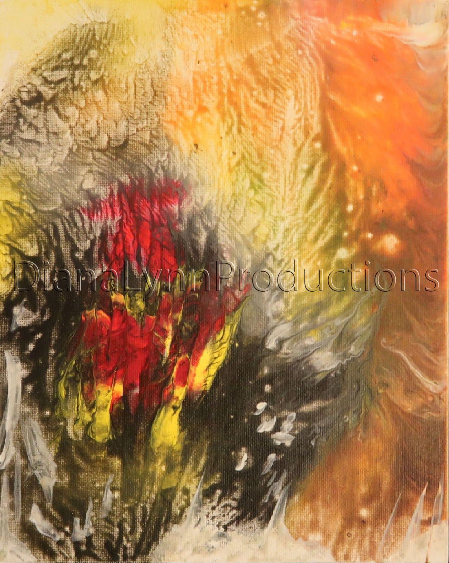 Heart of the Matter, Original Acrylic Painting by Diana Lynn