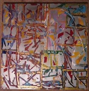 Boxes, Original Acrylic Painting by Diana Lynn