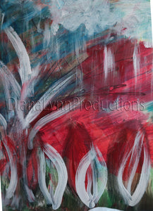 Showering Seeds, Original Acrylic Painting by Diana Lynn