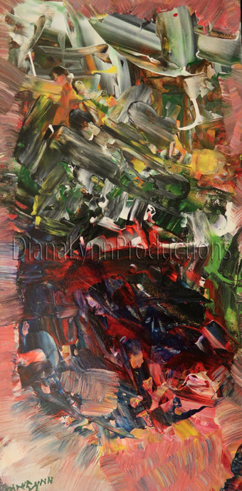 Basket-weave Bundle, Original Acrylic Painting by Diana Lynn
