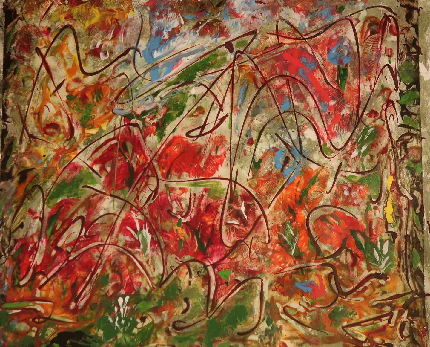 Trailing Park, Original Acrylic Painting by Diana Lynn