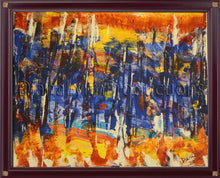Load image into Gallery viewer, Amber Blue Amber, Original Acrylic Painting by Diana Lynn