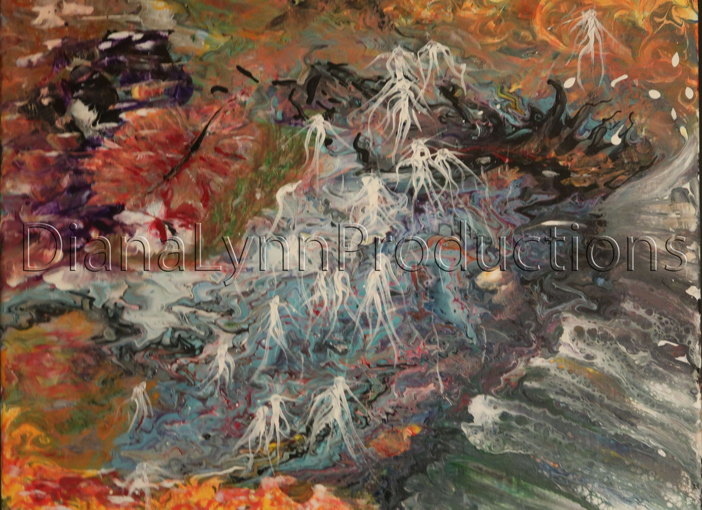 Living Souls, Original Acrylic Painting by Diana Lynn