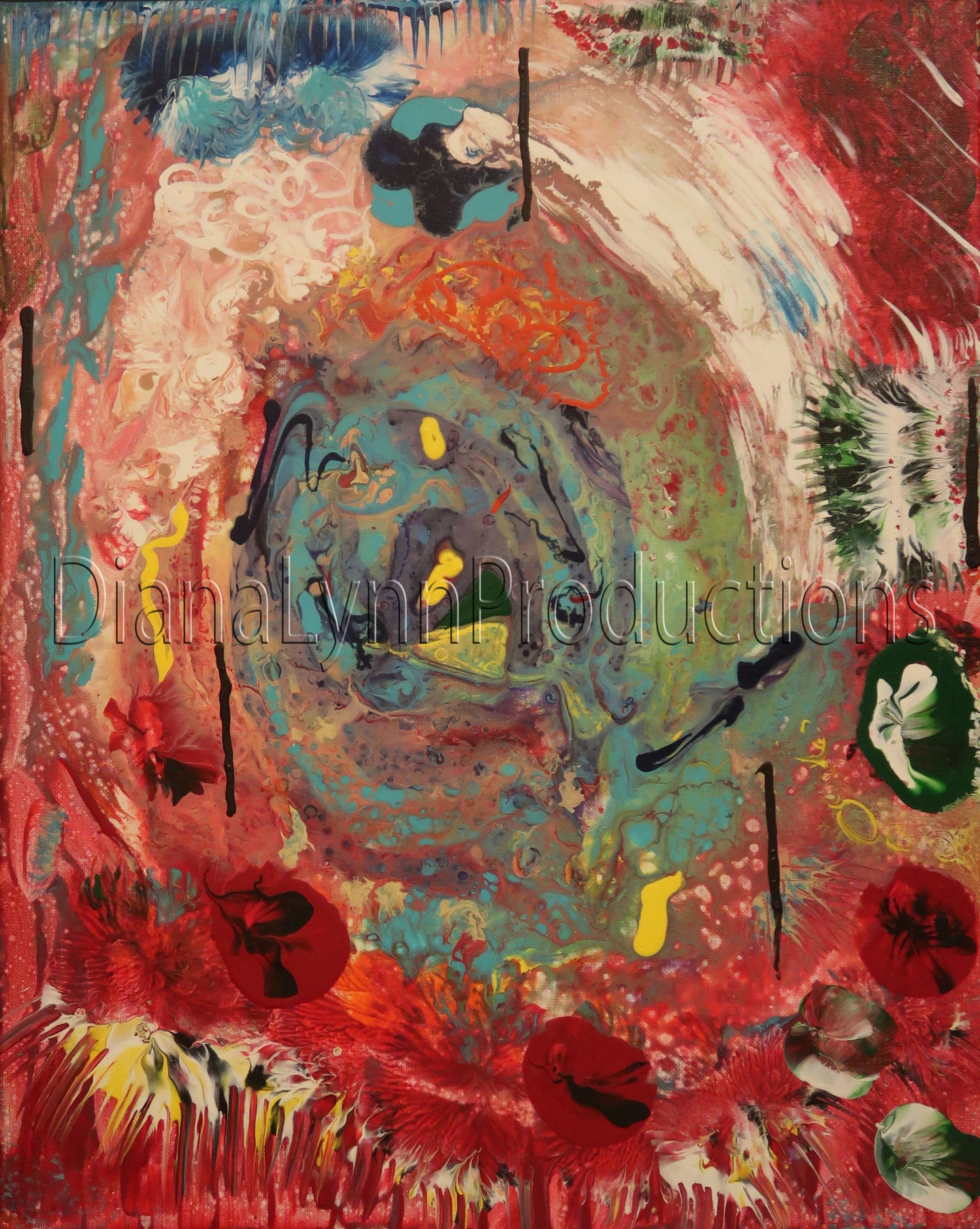 Portal, Original Acrylic Painting by Diana Lynn